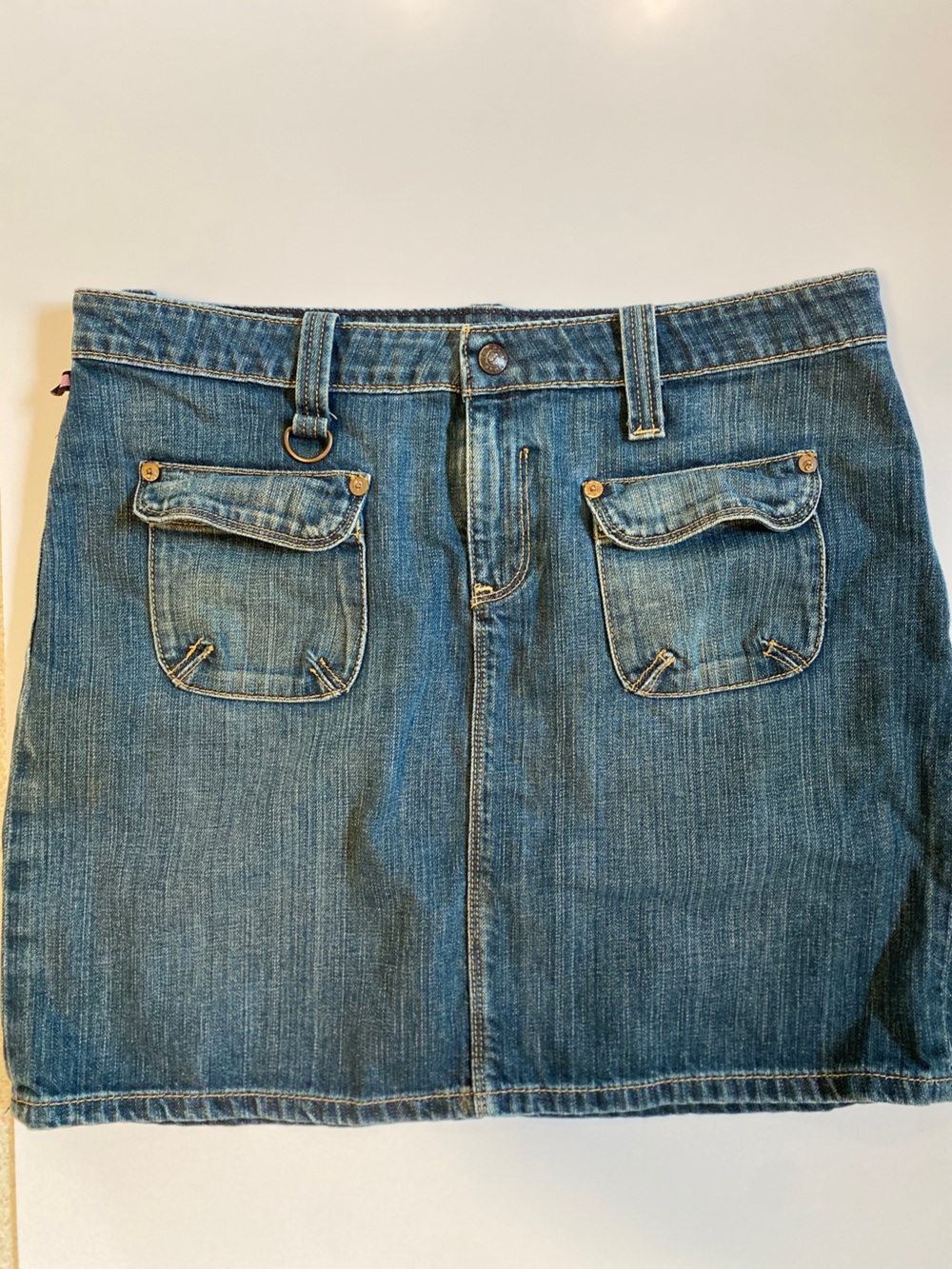 Polo by Ralph Lauren Denim Mini Skirt, Size 8
